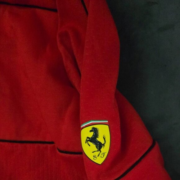 Puma Ferrari Race Hooded Sweat Jacket Zip Up 312 B2 Formula 1 Medium *NWT* - Picture 2 of 10